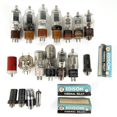 Lot 14 - Collection of valves/tubes.