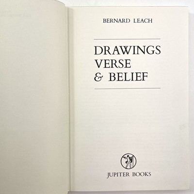 Lot 760 - Bernard Leach 'Drawings, Verse & Belief', 1973