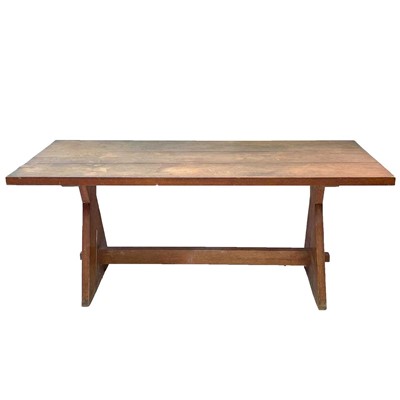 Lot 233 - An oak refectory table, early 20th century.