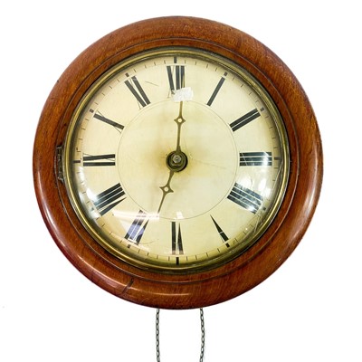 Lot 1714 - A German Postman's alarm wall clock.