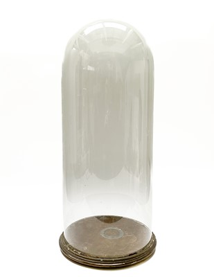 Lot 72 - A large Victorian glass dome.