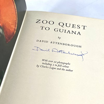 Lot 515 - Signed David Attenborough and first editions.