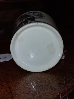 Lot 116 - A Queen Charlotte Memorium small porcelain mug.