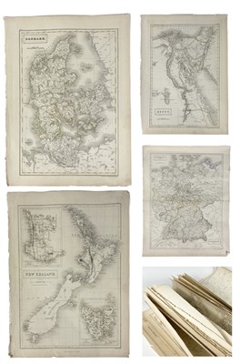 Lot 224 - A collection of world maps.