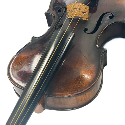 Lot 89 - After Antonius Stradivarius, A German violin, made by F. A. GLASS, circa 1900.