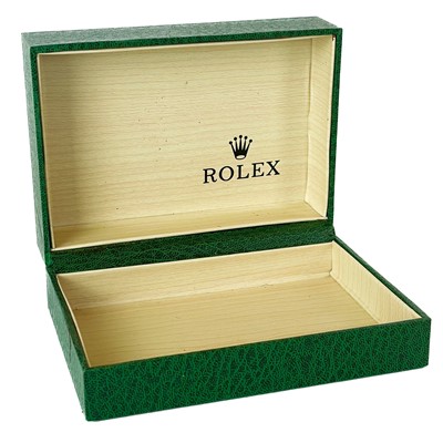 Lot 61 - A Rolex green watch box.