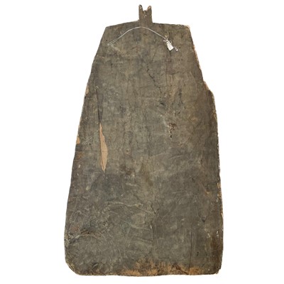 Lot 74 - A Papua New Guinea carved and painted Pygmy door.