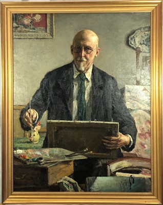 Lot 114 - Alfred SWIEYKOWSKI (1869-1953) Self Portrait...