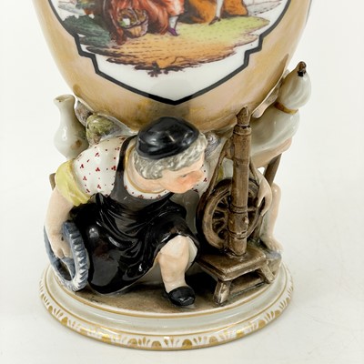 Lot 836 - A 19th century KPM porcelain goblet.