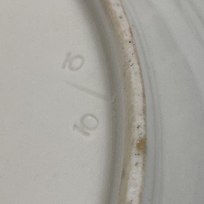 Lot 883 - A continental porcelain cabinet plate of Louise of Mecklenburg-Strelitz.