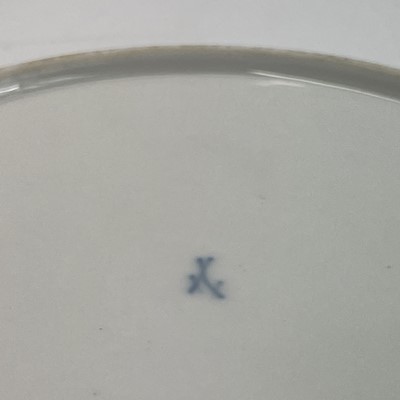 Lot 883 - A continental porcelain cabinet plate of Louise of Mecklenburg-Strelitz.