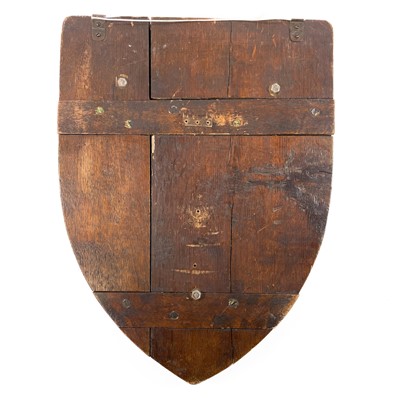 Lot 100 - A Newlyn copper trophy shield for the Devon Music Competition
