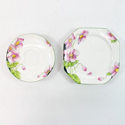 Lot 828 - A Paragon Art Deco 'Iceland Poppy' pattern tea...