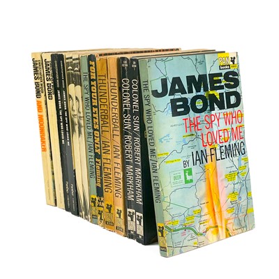 Lot 66 - Ian Flemings 'James Bond'. Thirteen paperbacks.