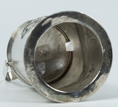 Lot 9 - A Chinese silver preserve jar, stamped 'Tuck Chang', Shanghai 1870-1920.