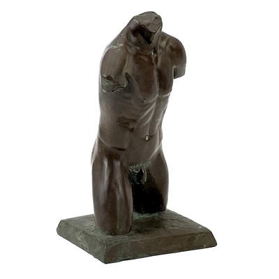 Lot 192 - Male nude sculpture Alec Wiles.