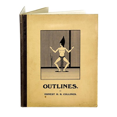 Lot 9 - ERNEST H. R. COLLINGS. 'Outlines. A Book of Drawings'.