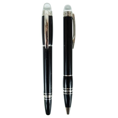 Lot 321 - Two Mont Blanc 'Starwalker' pens.