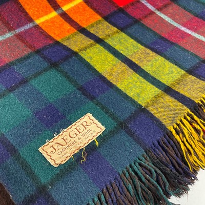Lot 1607 - A Jaeger wool and cashmere travel blanket