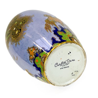 Lot 824 - A Carlton Ware Bird of Paradise and Tree pattern vase.