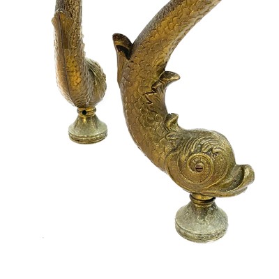 Lot 1928 - A Hollywood style brass and marble topped coffee table.