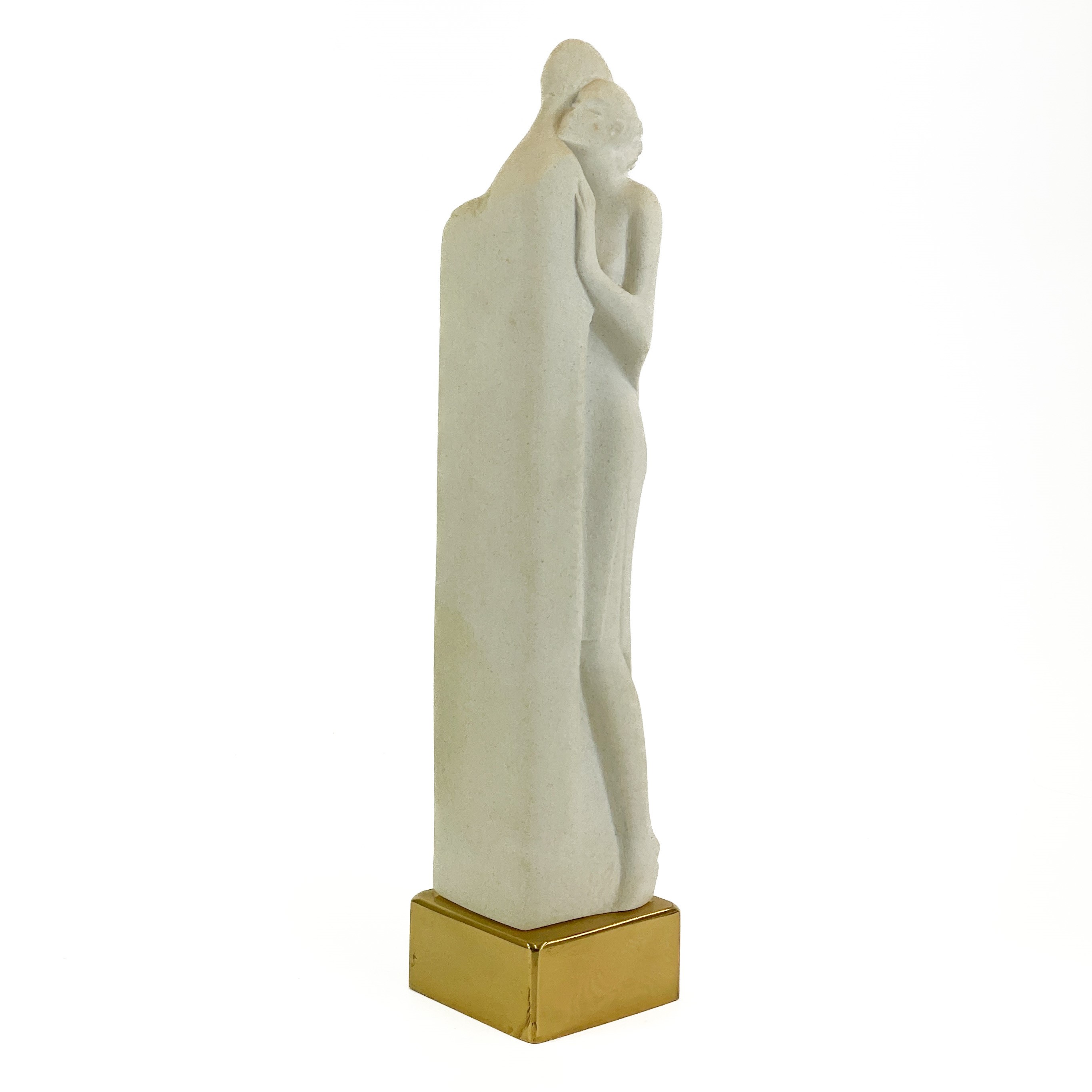 Lot 145 - A Marbell Stone Art Belgium group figure of