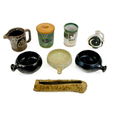 Lot 839 - Various Cornish studio pottery.