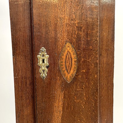 Lot 148 - A George III oak eight day longcase clock by Stephen Blackburn, Oakham.