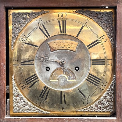 Lot 148 - A George III oak eight day longcase clock by Stephen Blackburn, Oakham.