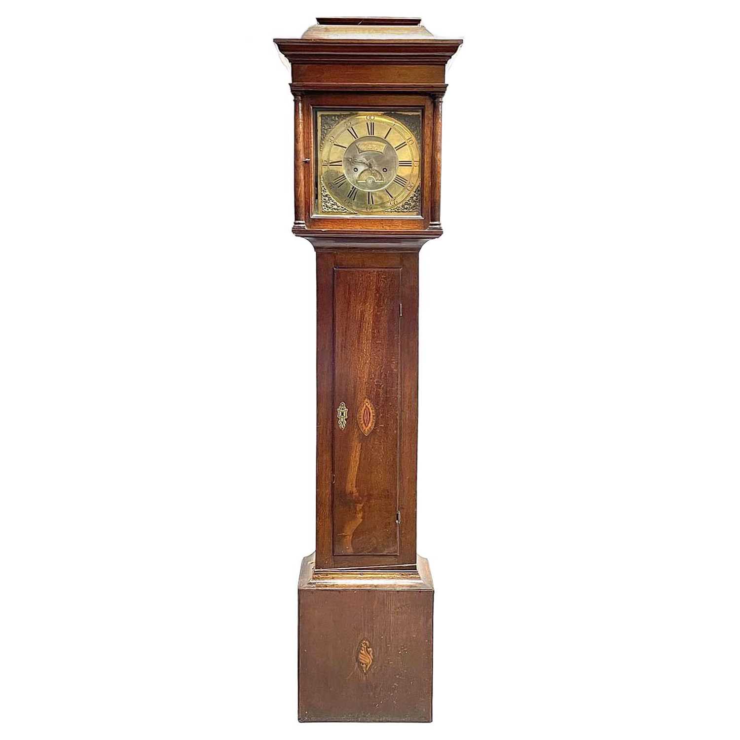 Lot 148 - A George III oak eight day longcase clock by Stephen Blackburn, Oakham.
