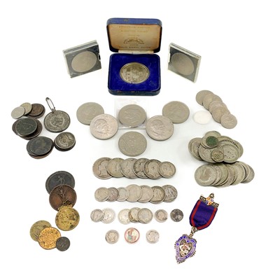 Lot 16 - GB pre 1920 & pre 1947 silver plus other coinage.
