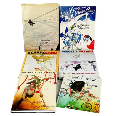 Lot 136 - Ralph Steadman and Gerald Scarfe Illustrations.