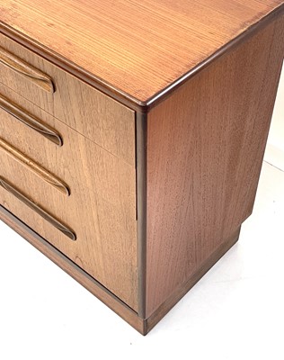 Lot 1804 - A G-Plan Fresco teak chest of double drawers designed by Victor Wilkins.