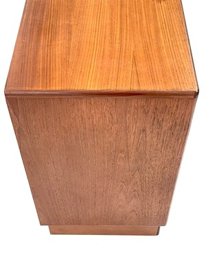 Lot 1804 - A G-Plan Fresco teak chest of double drawers designed by Victor Wilkins.
