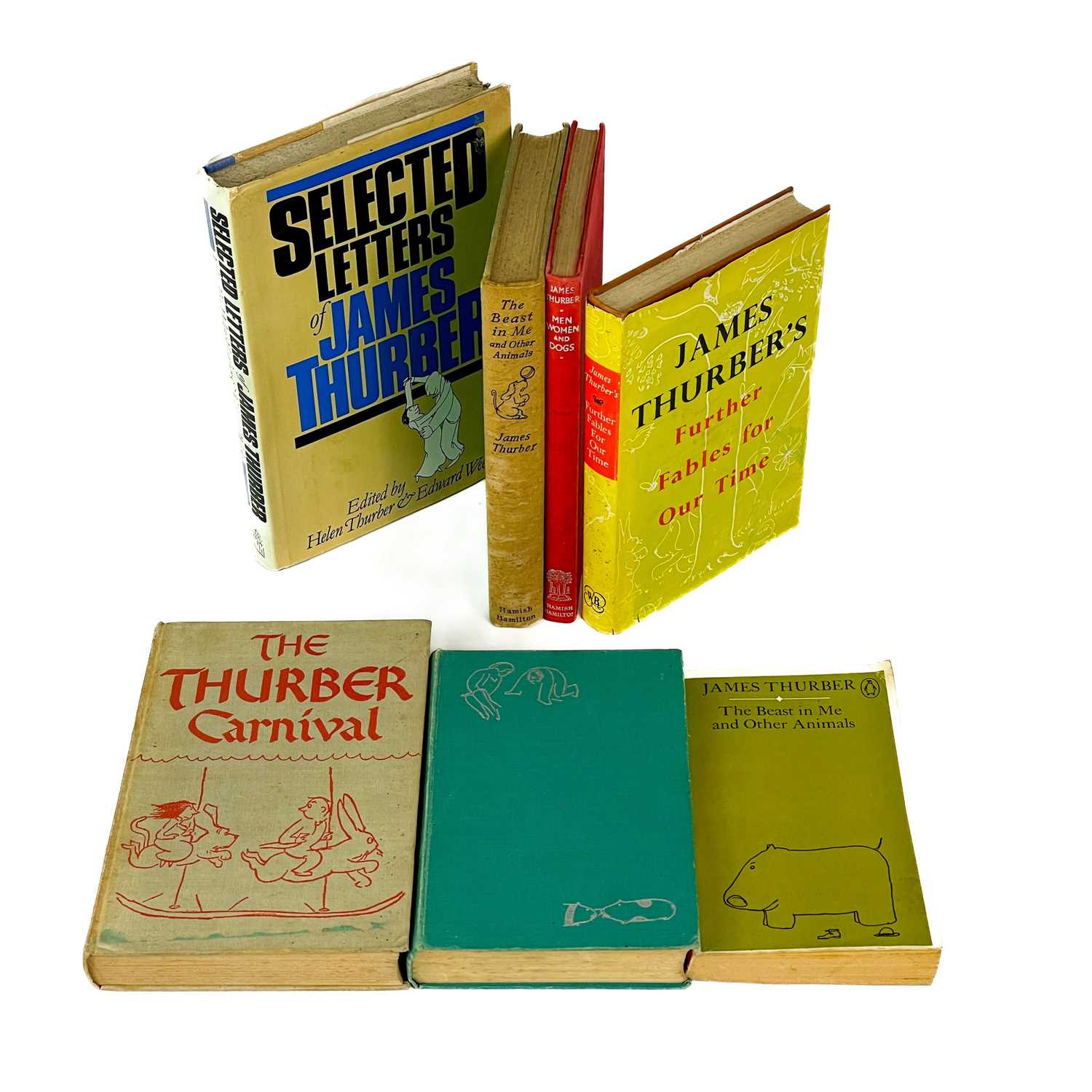 Lot 137 - James Thurber Illustrations. Seven works.