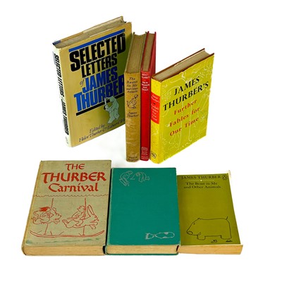 Lot 137 - James Thurber Illustrations. Seven works.