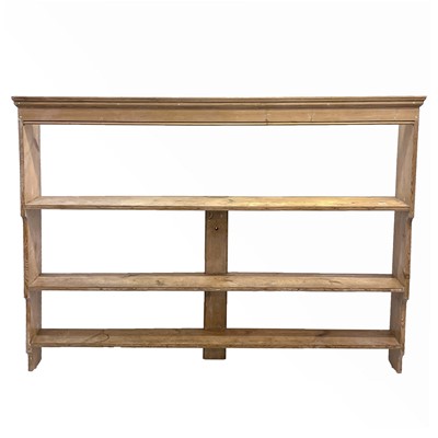 Lot 191 - A Victorian pine plate rack.