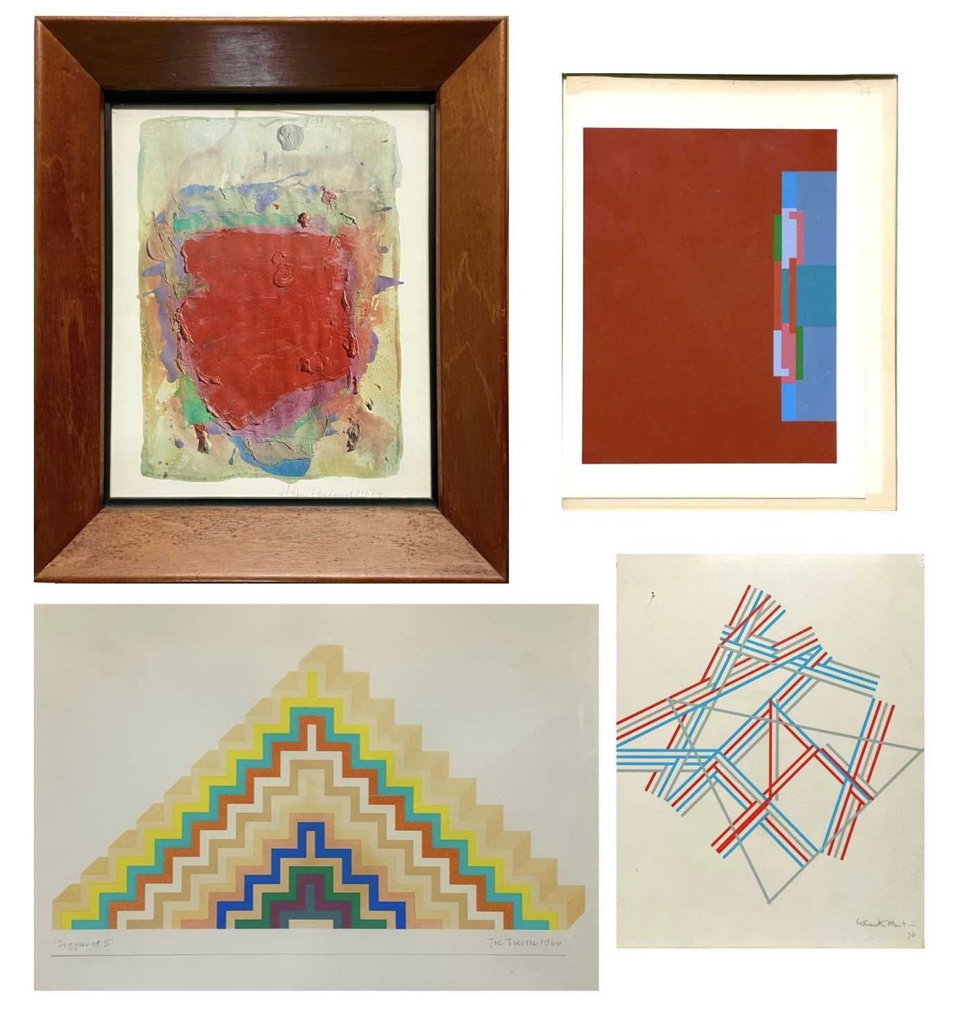 Lot 635 - John Hoyland, Robyn Denny, Joe Tilson & Kenneth Martin