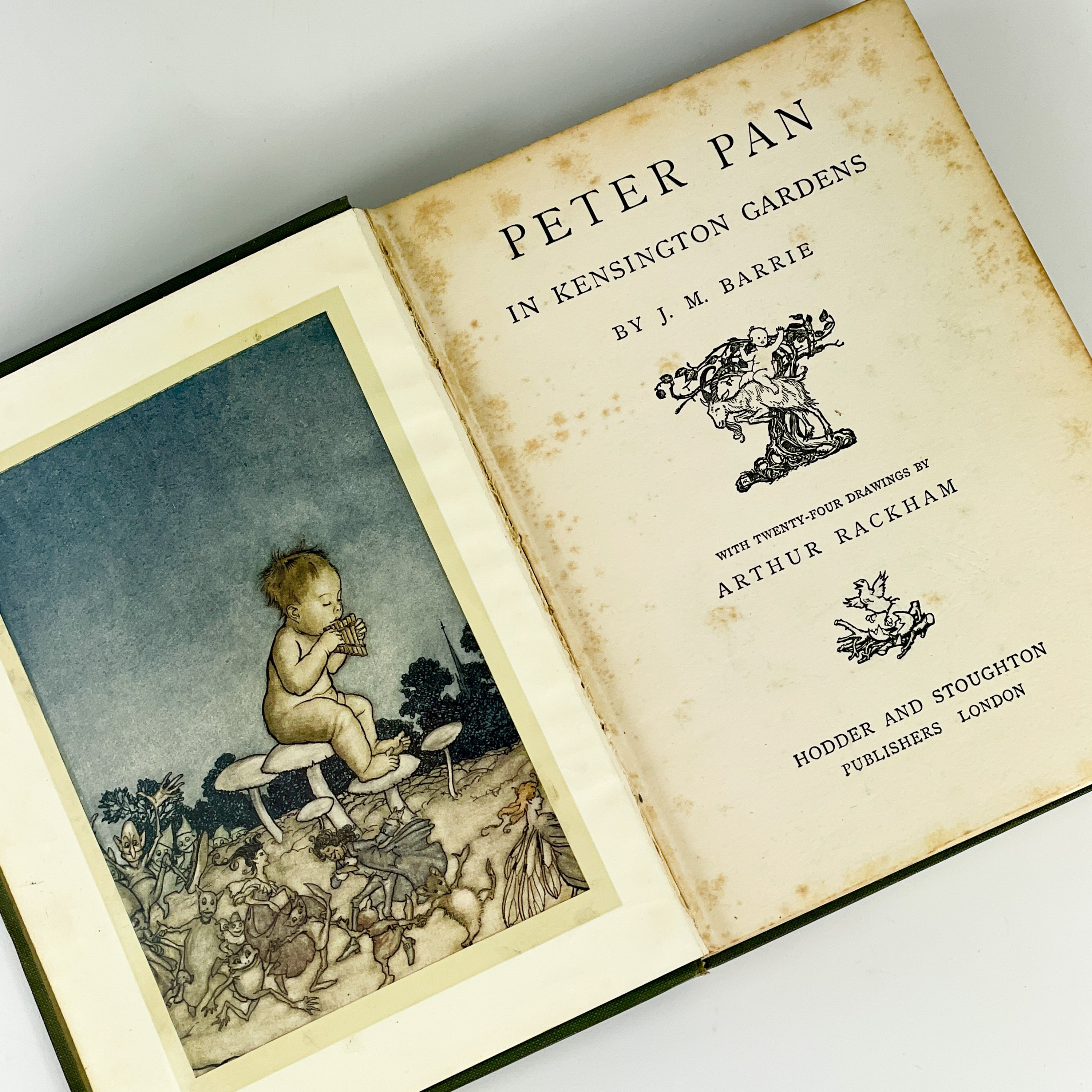 Lot 14 - Arthur Rackham Illustrations. 'Peter Pan in