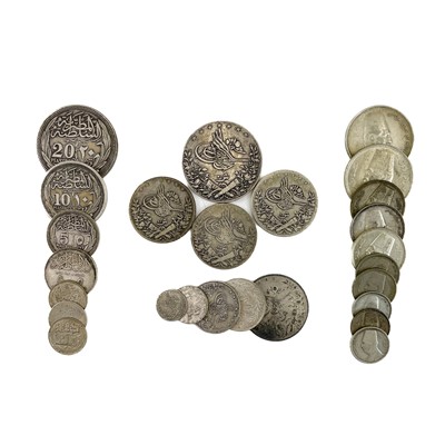 Lot 21 - Late 19th/Early 20th Century Egypt Silver Coinage.
