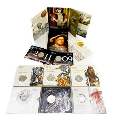 Lot 111 - UK Uncirculated Coins 2009 - 2019 (x9) in Royal Mint Packaging.