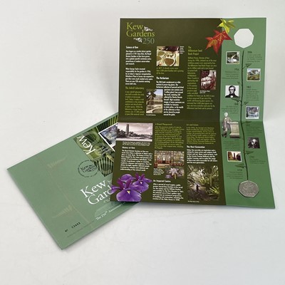 Lot 30 - Great Britain 50 pence Kew Gardens 2009 cased silver proof coin.
