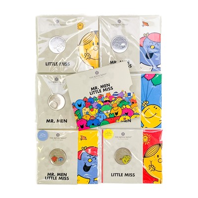 Lot 118 - "Mr. Men/Little Miss"  UK Uncirculated £5 Coins 2020 (x6 Coins)