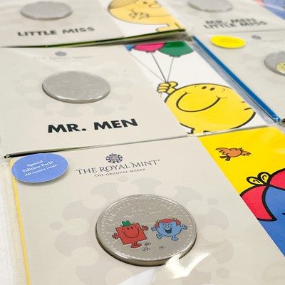 Lot 118 - "Mr. Men/Little Miss"  UK Uncirculated £5 Coins 2020 (x6 Coins)