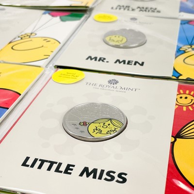 Lot 118 - "Mr. Men/Little Miss"  UK Uncirculated £5 Coins 2020 (x6 Coins)