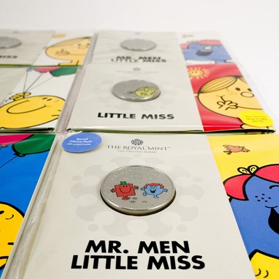 Lot 119 - "Mr. Men/Little Miss" UK Uncirculated £5 Coins 2020 (x6 Coins)