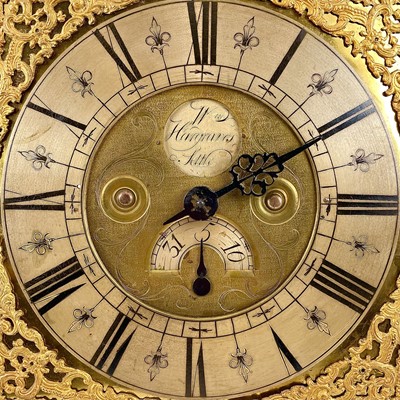 Lot 247 - An 18th century 30-hour longcase clock movement by Hargreaves, Settle.