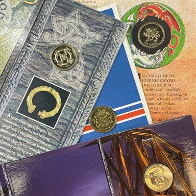 Lot 63 - Uncirculated £1 Royal Mint Coins 1983 to 2009 in Royal Mint Packaging (x12 coins)