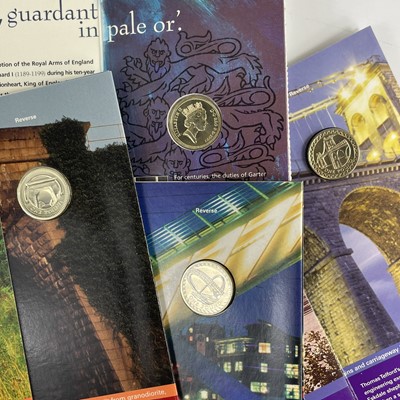 Lot 63 - Uncirculated £1 Royal Mint Coins 1983 to 2009 in Royal Mint Packaging (x12 coins)