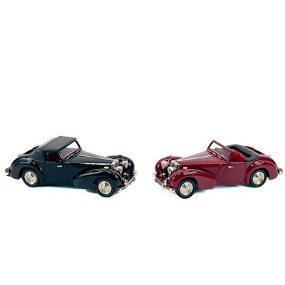 Lot 752 - Lansdowne Models 1949 Cars (x2): Triumph 2000 Roadster Top Up & Top Down.